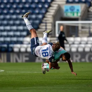 Preston North End Football Club Preston North End v Swansea City SkyBet Championship match at Deepdale Preston North End Football Club Preston North End v Swansea City SkyBet Championship match at Deepdale