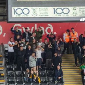 Preston North End Football Club Swansea City v Preston North End SkyBet Championship match at the Liberty Stadium Preston North End Football Club Swansea City v Preston North End SkyBet Championship match at the Liberty Stadium