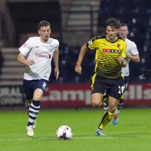 Preston North End vs Watford 2015 Capital One Cup Print