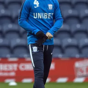 Preston North End's Ben Pearson Training at Deepdale Ahead of Swansea City Clash, SkyBet Championship, 12th January 2019 Preston North End's Ben Pearson Training at Deepdale Ahead of Swansea City Clash, SkyBet Championship, 12th January 2019