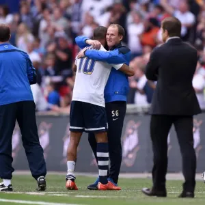 Preston North End's Jermaine Beckford Embraces Manager Simon Grayson in Euphoric Play-Off Final Victory Preston North End's Jermaine Beckford Embraces Manager Simon Grayson in Euphoric Play-Off Final Victory