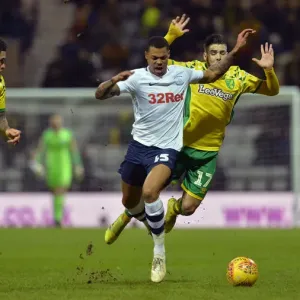 Preston North End Lukas Nmecha Goal Print Preston North End Lukas Nmecha Goal Print