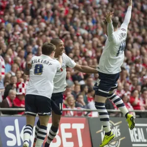 Preston North End's Thrilling Play-Off Victory: The Showdown Against Swindon Town (May 2015) Preston North End's Thrilling Play-Off Victory: The Showdown Against Swindon Town (May 2015)