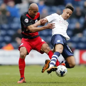 Robinson vs. Henry: Intense Moment in Preston North End vs. QPR Championship Clash