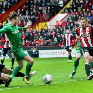 Sheffield Unitied v PNE Alan Browne Goal Sheffield Unitied v PNE Alan Browne Goal