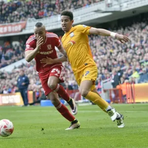 2015/16 Season Prints: Middlesbrough v PNE, Saturday 9th April 2016, SkyBet Championship