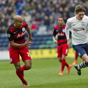 2015/16 Season Prints: Preston North End v QPR ,Saturday 19th March 2016, SkyBet Championship