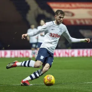 Tom Barkhuizen On The Ball At Deepdale Tom Barkhuizen On The Ball At Deepdale