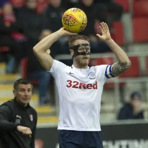 Tom Clarke in Action: Preston North End vs Rotherham United, Sky Bet Championship, 1st January 2019