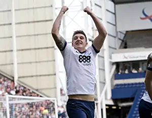 Goal Celebration Prints: 2016/17 Season: Preston North End vs Aston Villa Showdown