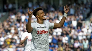 PNE V Ipswich Town, Friday 19th April 2019 Prints: All Smiles For Goalscorer Callum Robinson