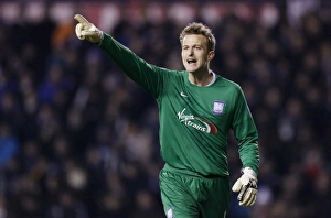 Derby County V PNE, Tuesday 2nd February 2016, SkyBet Championship Prints: Anders Lindegaard in Action: Derby County vs