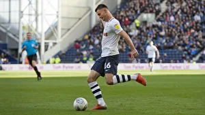 Andrew Hughes Prepares To Clear The Ball