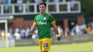 Pre-Season Prints: Bamber Bridge v PNE, Josh Harrop, Green kit (5)