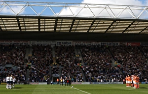 Photos Of Fans Prints: Battle at Deepdale: Preston North End vs. Blackpool - Championship Clash (November 2009)