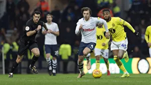 32 Red Prints: Ben Pearson On The Ball Against Blackburn Rovers