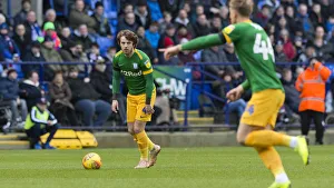 Bolton Wanderers V PNE, Saturday 9th February 2019 Prints: Ben Pearson Scores Brace