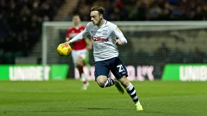 2018/19 Season Prints: Brandon Barker On The Ball At Deepdale