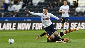 Hull City V PNE, Saturday 20th October 2018 Prints: Brandon Barker Beats His Man At Hull City