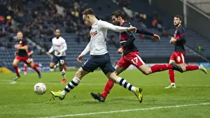 Brandon Barker Scores the Game-Winning Goal for Preston North End against Doncaster Rovers in FA Cup Third Round at Deepdale (06/01/2019)