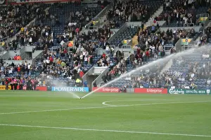 Bristol City Fans in Action: A Football Rivalry at Preston North End's Deepdale