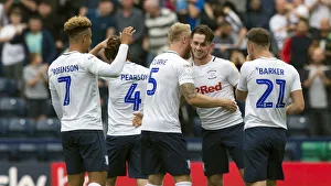 Brown Prints: Browne Is Congratulated For Goal