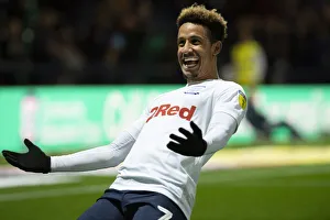 PNE V Brentford, Wednesday 24th October 2018 Prints: Celebrations For Callum Robinson