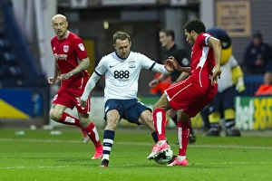 PNE V Bristol City, Tuesday 4th April 2017 Prints: Championship Battle: Preston North End vs. Bristol City (April 4, 2017)