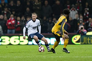 Arsenal V PNE, Saturday 7th January 2017 Prints: Championship Showdown: Arsenal vs. Preston North End (2016-17) - January 7th