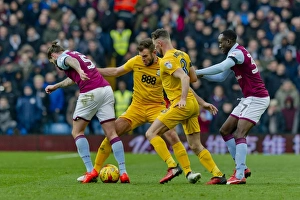 Aston Villa V PNE, Saturday 21st January 2017 Prints: Championship Showdown: Aston Villa vs