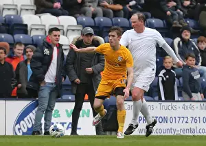 Event Prints: During the Charity Football match at Deepdale Preston on Sunday 1st May 2016