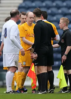 During the Charity Football match at Deepdale Preston on Sunday 1st May 2016