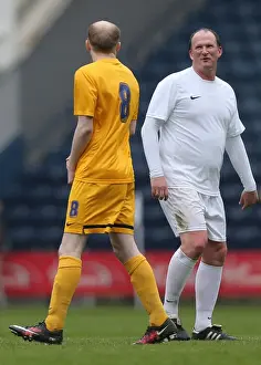 Event Prints: During the Charity Football match at Deepdale Preston on Sunday 1st May 2016