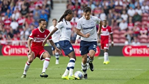 Middlesbrough V PNE, Saturday 26th August 2017 Prints: Clash of the Championship Titans: Preston North End vs. Middlesbrough (2017/18)