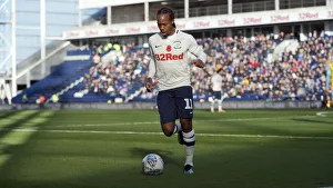 PNE V Rotherham United, Saturday 27th October 2018 Prints: Daniel Johnson Running With The Ball