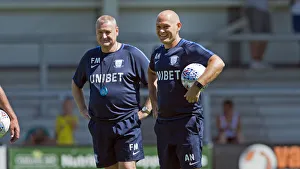Pre-Season Prints: DK Flyde v PNE, Frankie McAvoy and Alex Neil