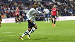 Prints of DK, PNE v Morecambe Daniel Johnson Home Kit (1) Carabao Cup Prints: DK, PNE v Morecambe Daniel Johnson Home Kit (1)
