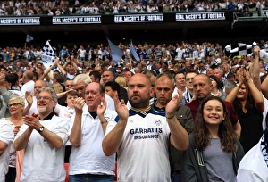 Play-Off Final V Swindon, 24th May 2015, Wembley Stadium Prints: Electric Atmosphere: Preston North End FC Fans Unyielding Support in Sky Bet League One Play-Off Final vs Swindon Town
