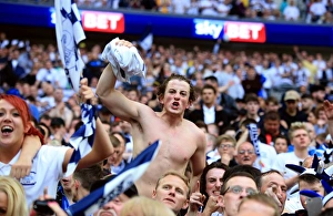 Play-Off Final V Swindon, 24th May 2015, Wembley Stadium Prints: Electric Atmosphere: Preston North End FC Fans Unyielding Support in Sky Bet League One Play-Off Final vs Swindon Town