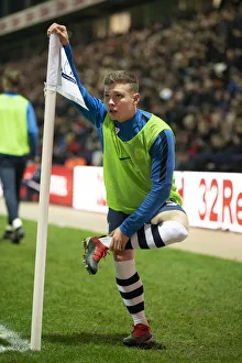 Ethan Walker Warms Up Pitch side