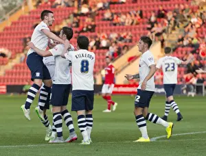 Celebration Prints: The First Battle of the 2015/16 Season: Preston North End vs Crewe Alexandra