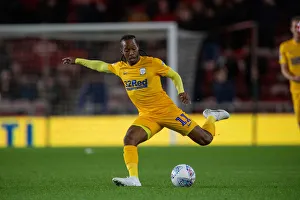 Images Dated 2019 October: Johnson Shines: Middlesbrough vs. Preston North End (2019-20 SkyBet Championship)