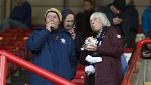 Fans: Bristol City V PNE, Saturday 10th November 2018 Prints: Passionate Clash: Bristol City vs Preston North End (Sky Bet Championship)