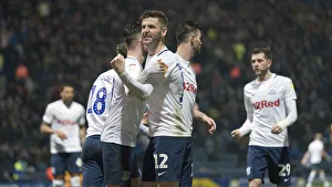 Celebration Prints: Paul Gallagher Celebrates With Teammates