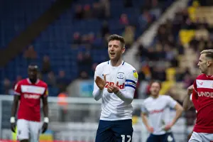 PNE V Bristol City, Saturday 2nd March 2019 Prints: Paul Gallagher's Brilliant Performance in Preston North End's Home Kit Against Bristol City