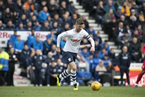 PNE V Nottingham Forest, Saturday 16th February 2019 Prints: Paul Gallagher's Star Performance: Preston North End vs Nottingham Forest in SkyBet Championship (Home Kit)