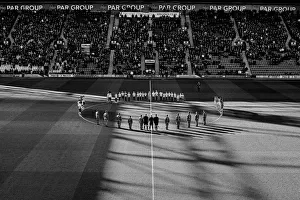 Remembrance Prints: PNE And Rotherham Join In Rememberance B&W