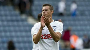 Pre-Season Prints: PNE v West Ham United Billy Bodin Home Kit (3)