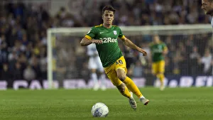 Championship Prints: PNEs Josh Harrop On The Attack Against Leeds United