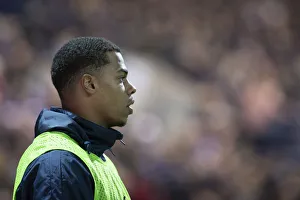 2018/19 Season Prints: Pre-Match Warm Up, Lukas Nmecha